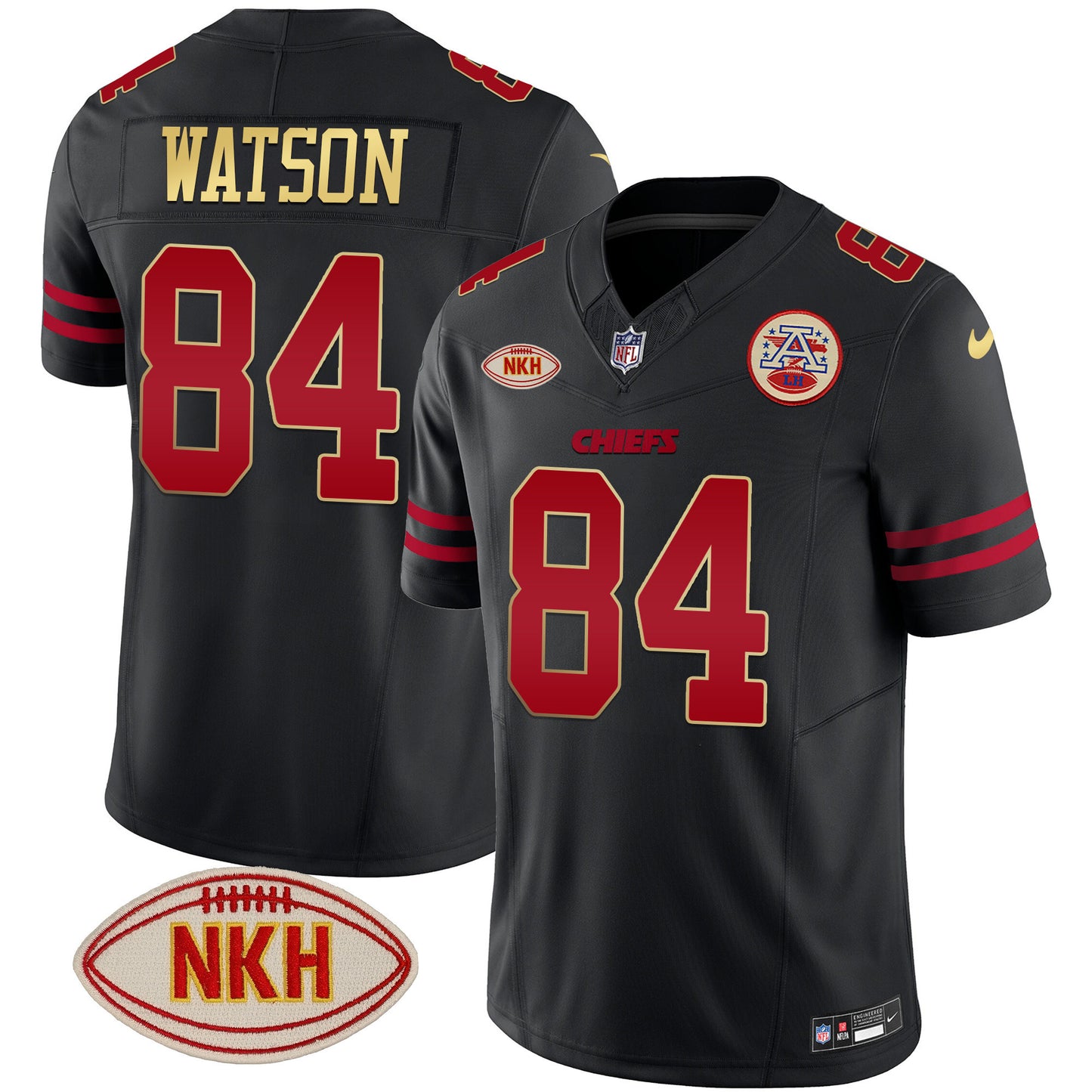 Men's Chiefs NKH Patch 2023 Vapor Limited Jersey - All Stitched