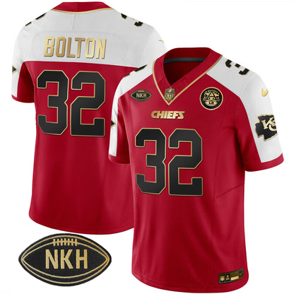 Men's Chiefs NKH Patch 2023 Vapor Limited Jersey - All Stitched