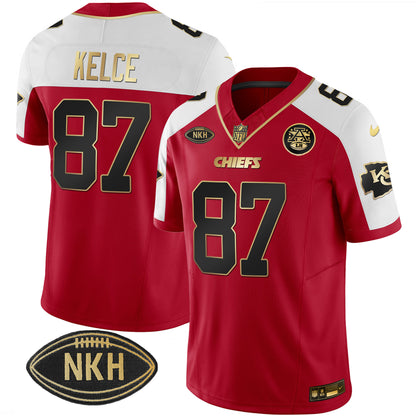 Men's Chiefs NKH Patch 2023 Vapor Limited Jersey - All Stitched