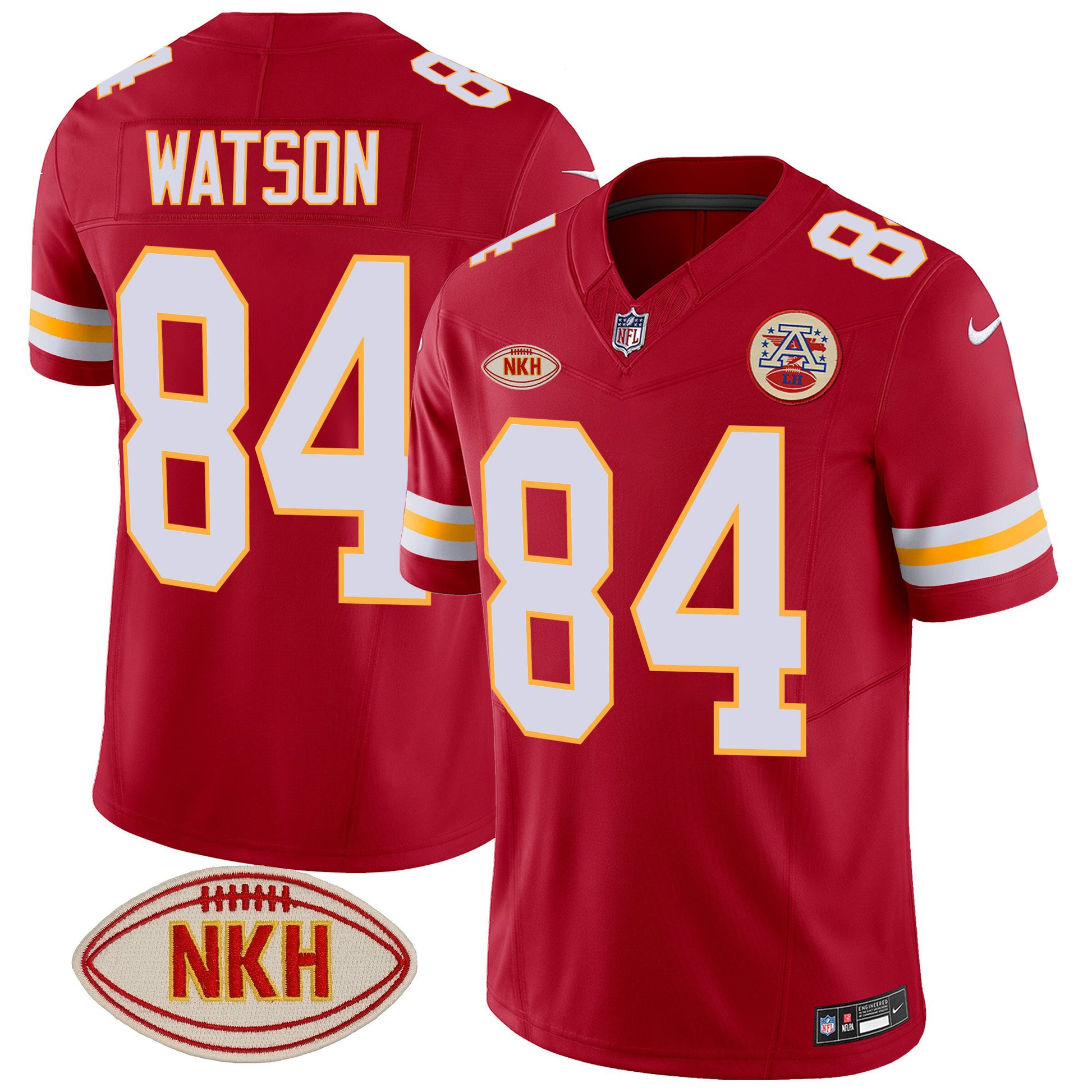 Men's Chiefs NKH Patch 2023 Vapor Limited Jersey - All Stitched