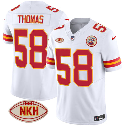 Men's Chiefs NKH Patch 2023 Vapor Limited Jersey - All Stitched