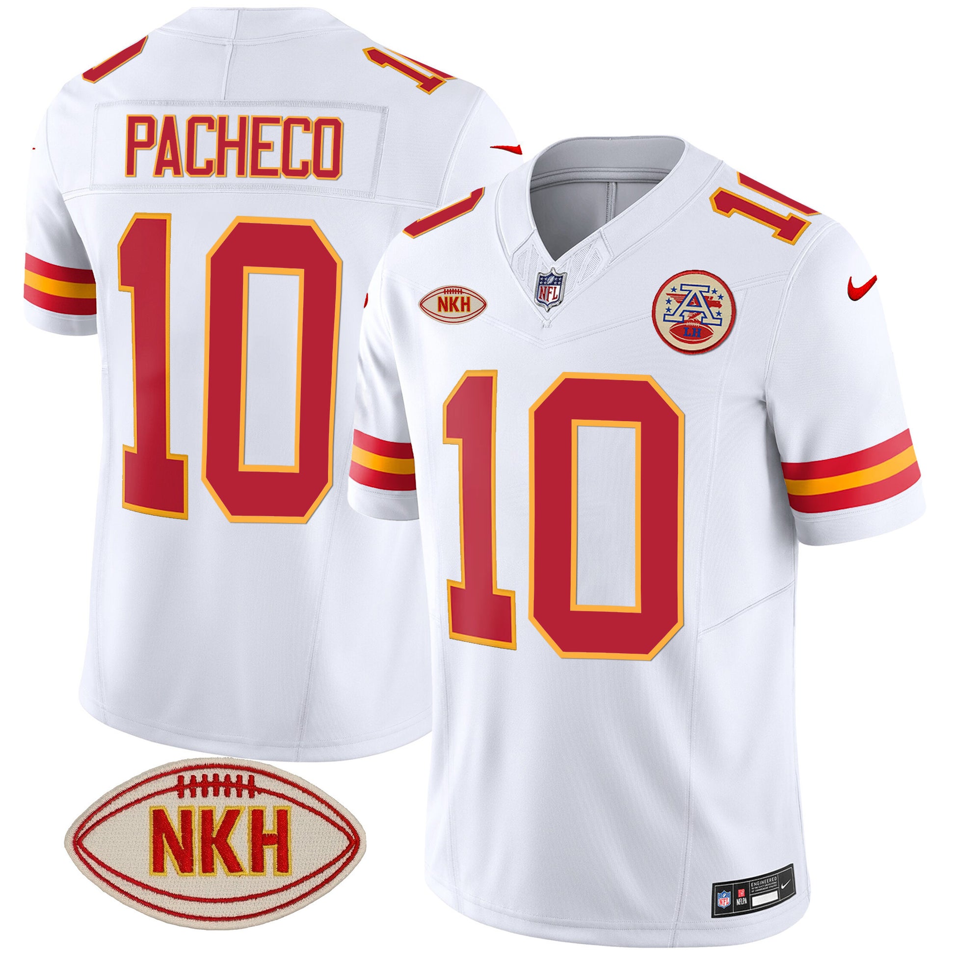 Men's Chiefs NKH Patch 2023 Vapor Limited Jersey - All Stitched
