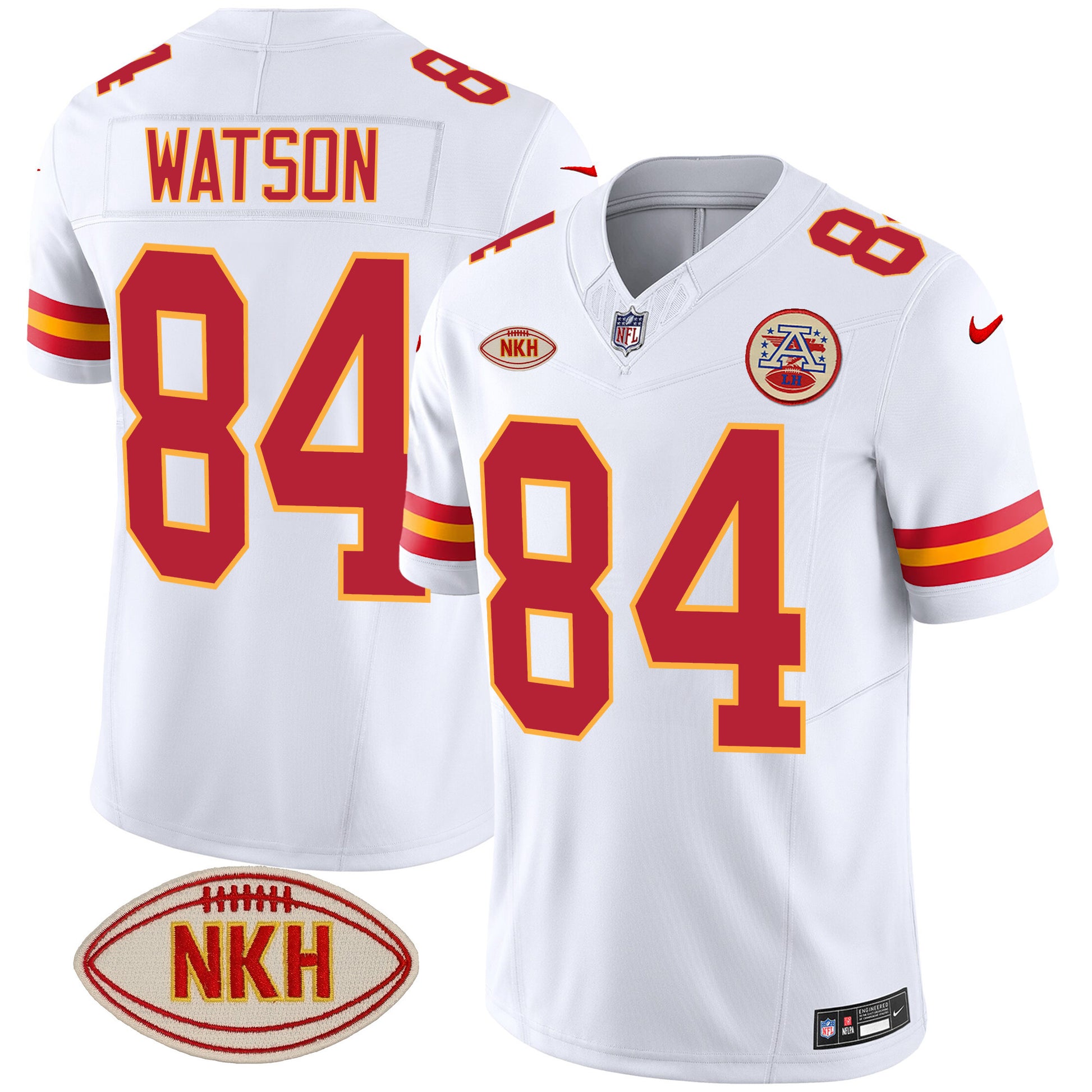 Men's Chiefs NKH Patch 2023 Vapor Limited Jersey - All Stitched