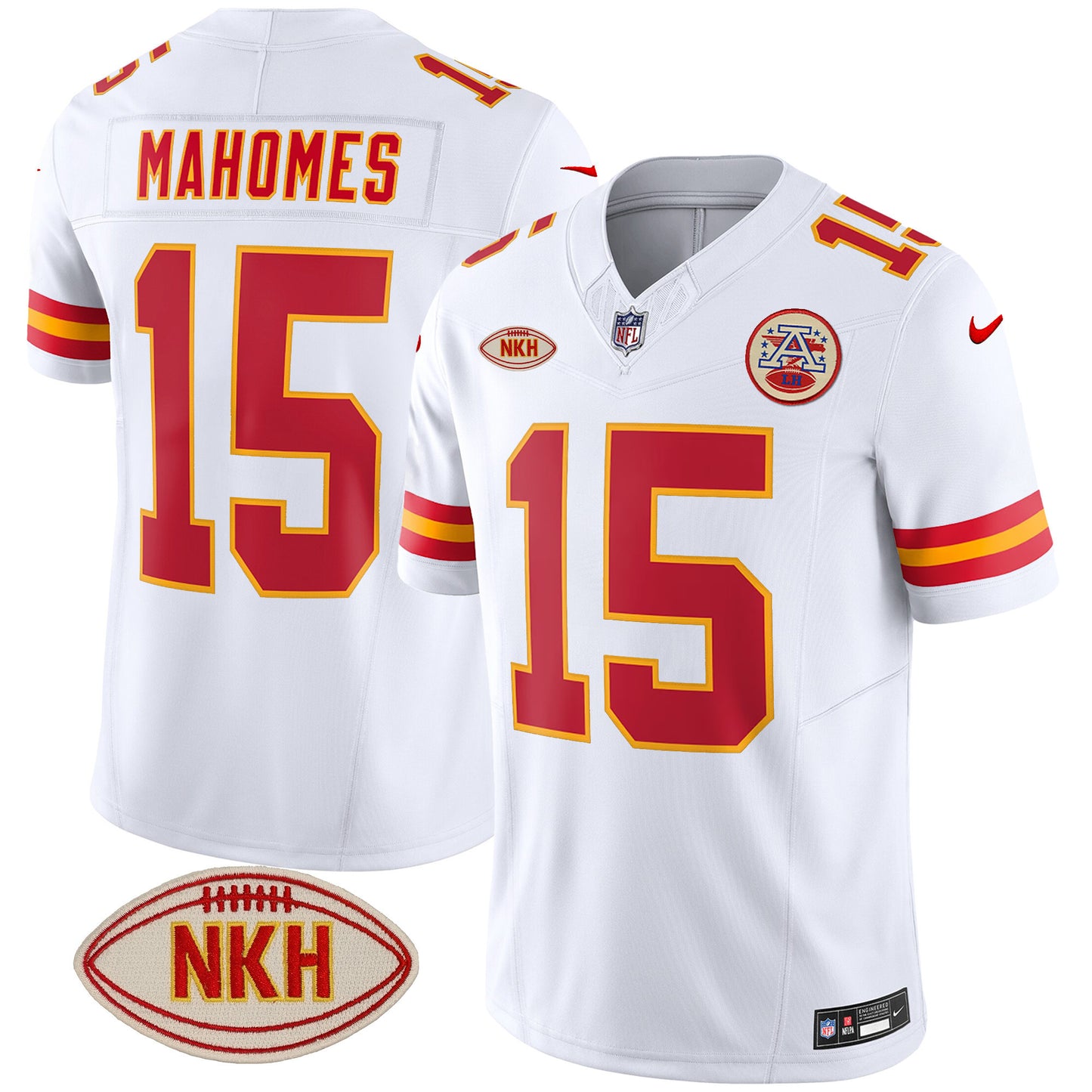 Men's Chiefs NKH Patch 2023 Vapor Limited Jersey - All Stitched