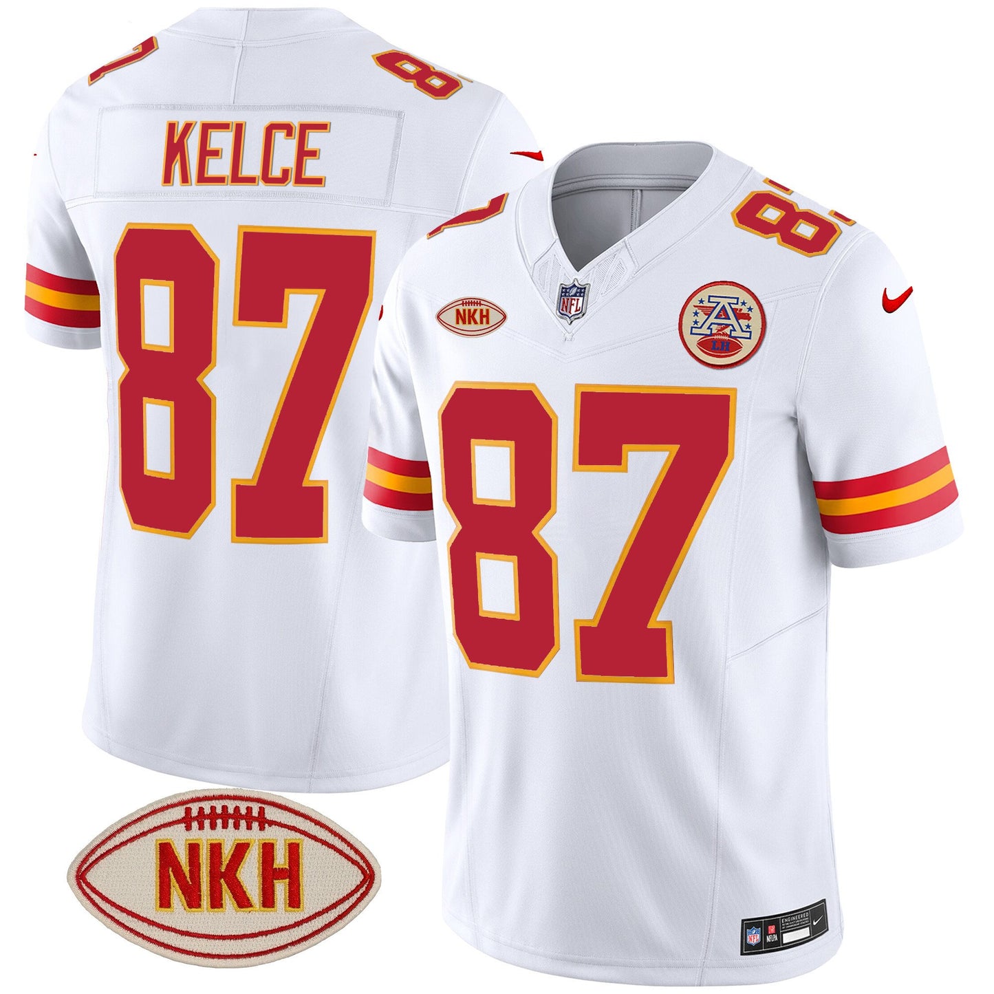 Men's Chiefs NKH Patch 2023 Vapor Limited Jersey - All Stitched