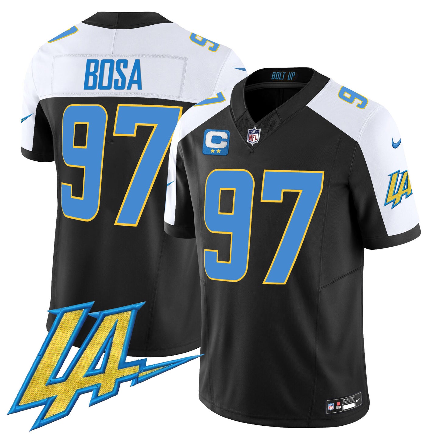 Men's Chargers Vapor Limited Jersey V2 - All Stitched