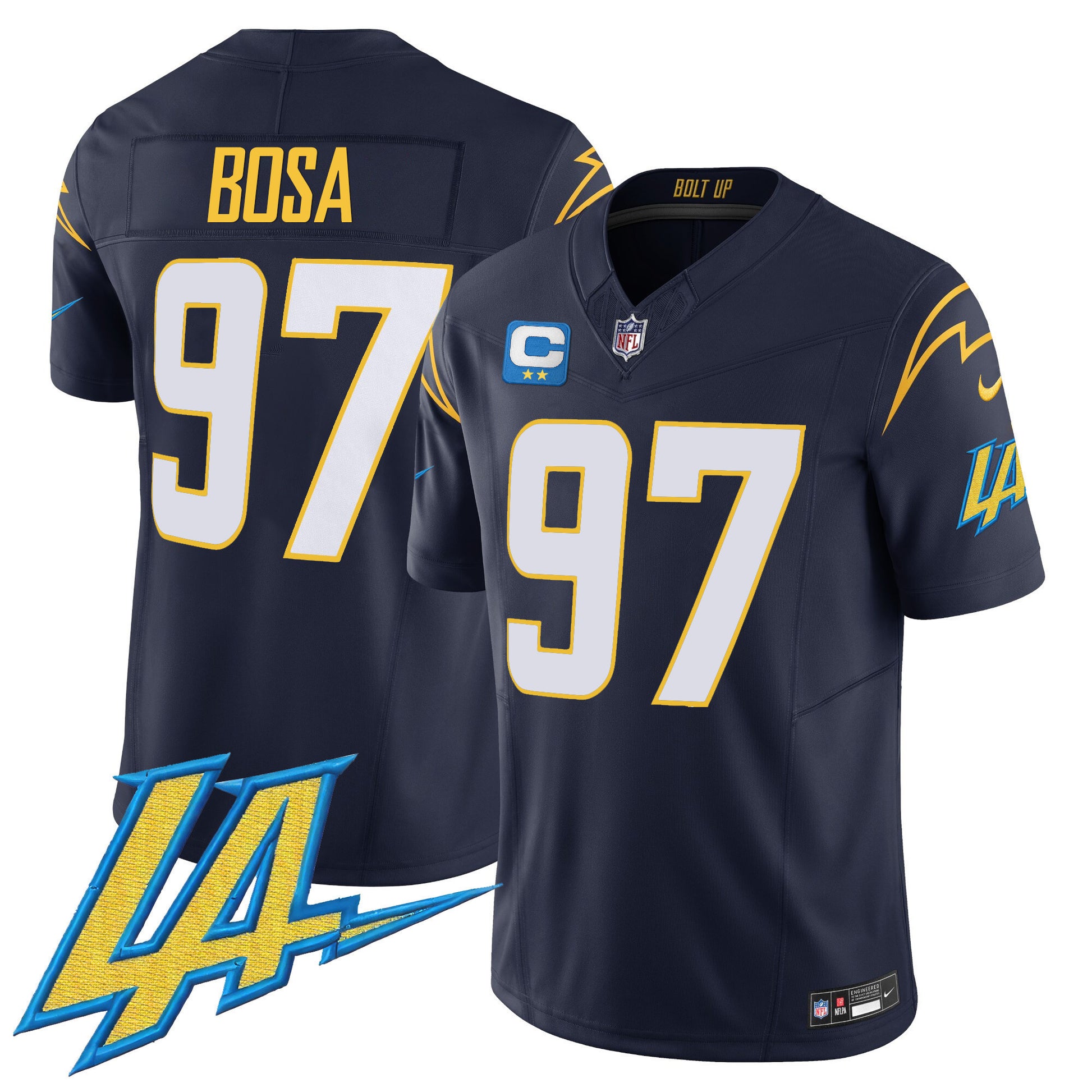 Men's Chargers Vapor Limited Jersey V2 - All Stitched