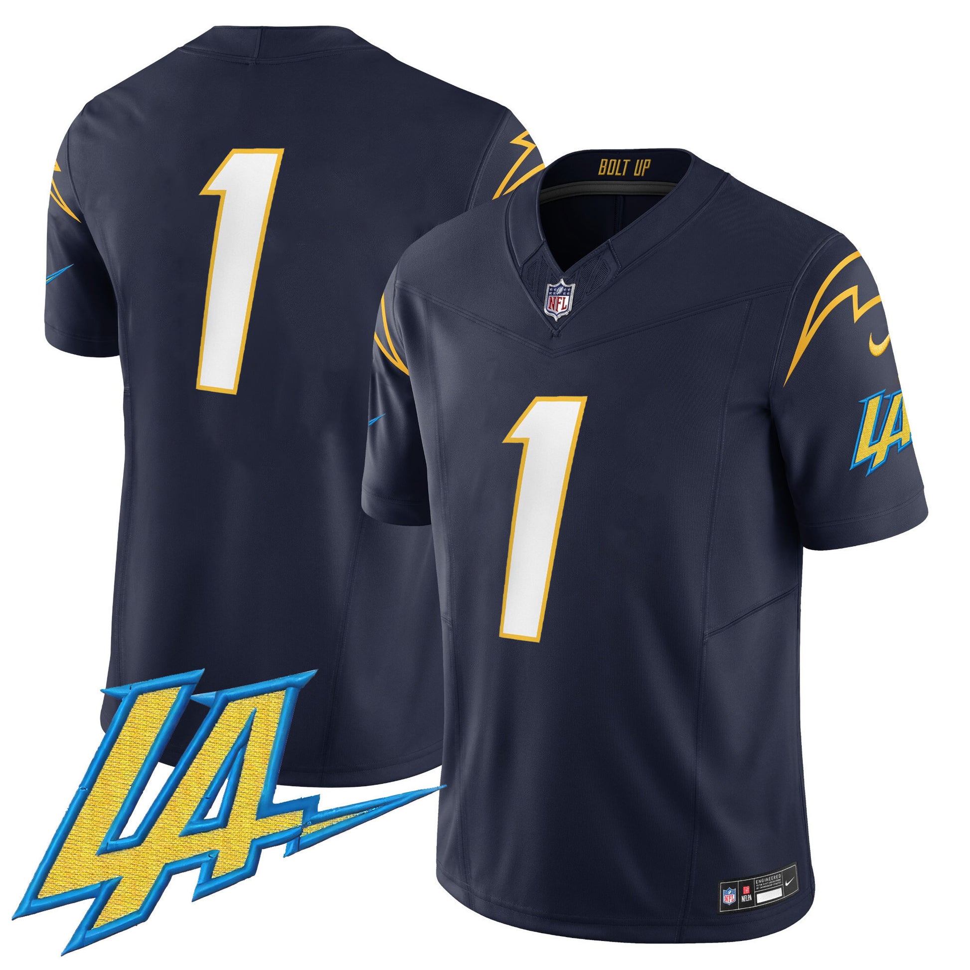 Men's Chargers Vapor Limited Jersey V2 - All Stitched
