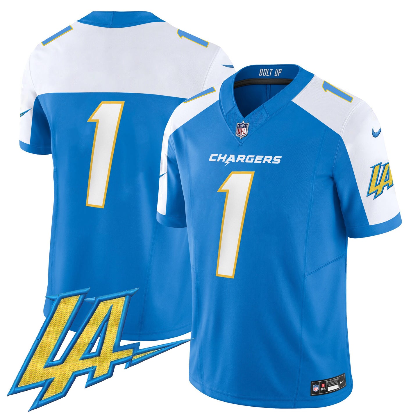 Men's Chargers Vapor Limited Jersey V2 - All Stitched