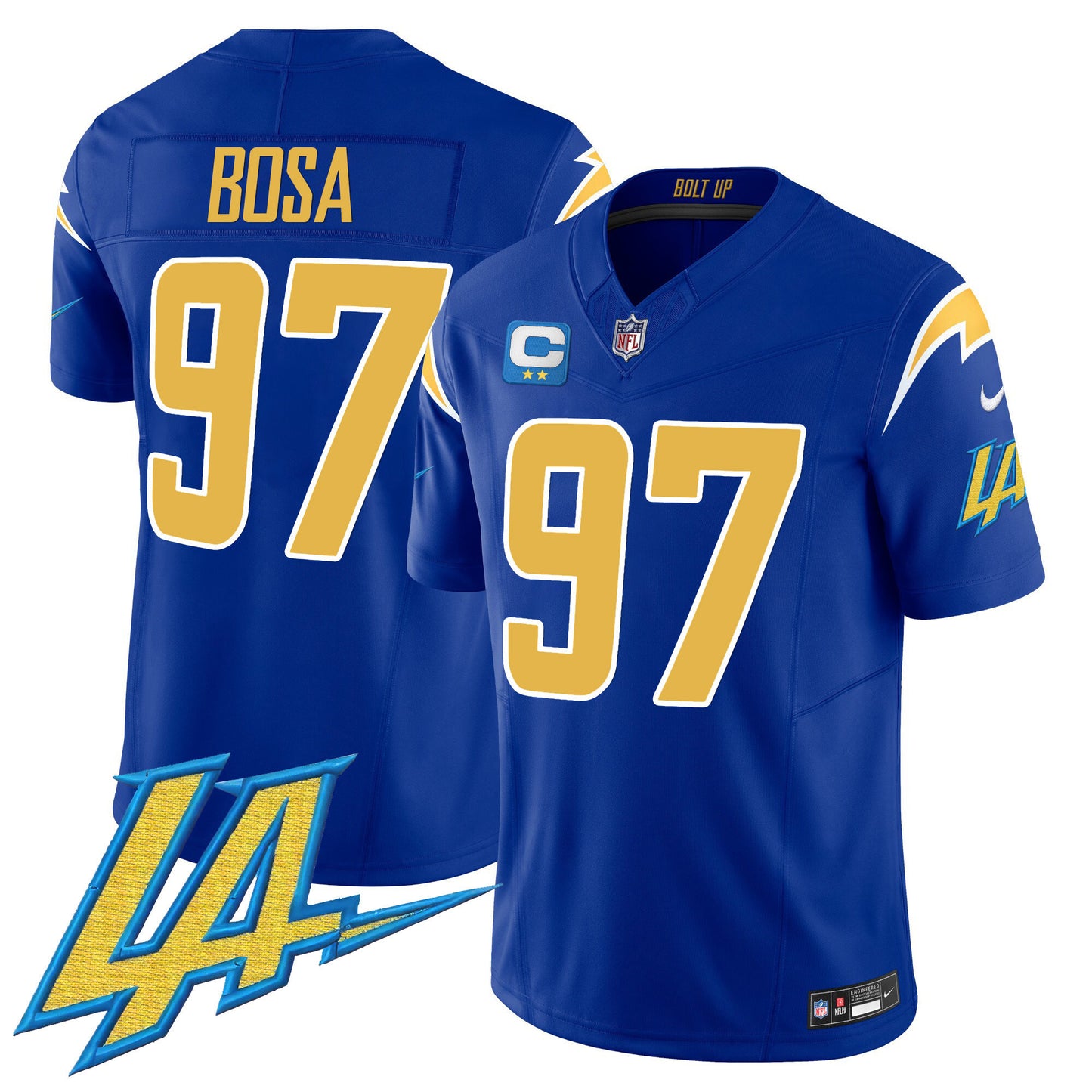 Men's Chargers Vapor Limited Jersey V2 - All Stitched