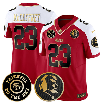 Men's 49ers Faithful & John Madden Patch Vapor Jersey - All Stitched