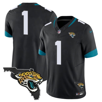 Men's Jacksonville Jaguars Florida Patch Vapor Jersey - All Stitched