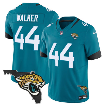 Men's Jacksonville Jaguars Florida Patch Vapor Jersey - All Stitched