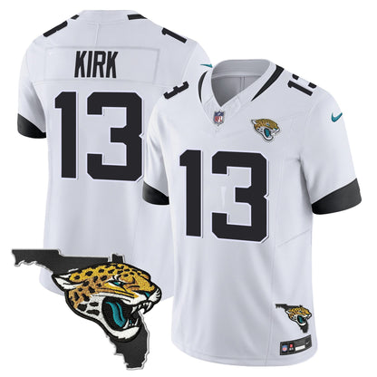 Men's Jacksonville Jaguars Florida Patch Vapor Jersey - All Stitched