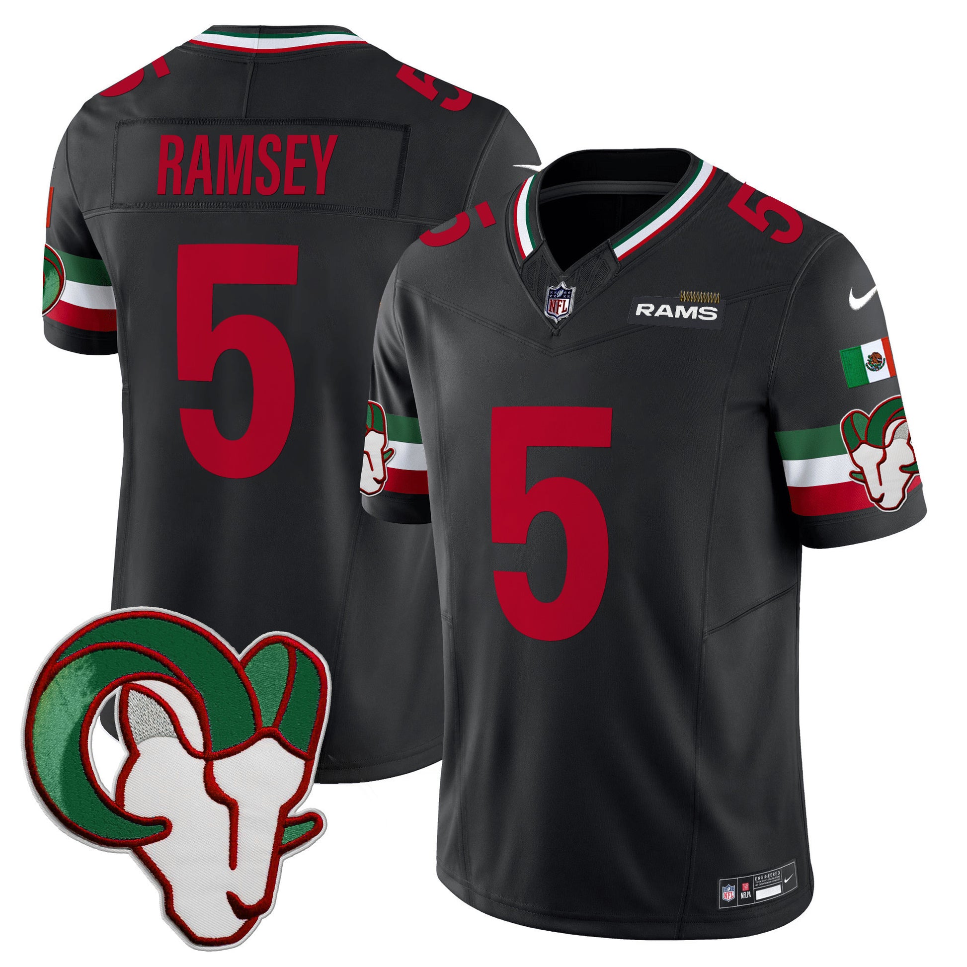 Men's Rams Mexico Vapor Limited Jersey - All Stitched