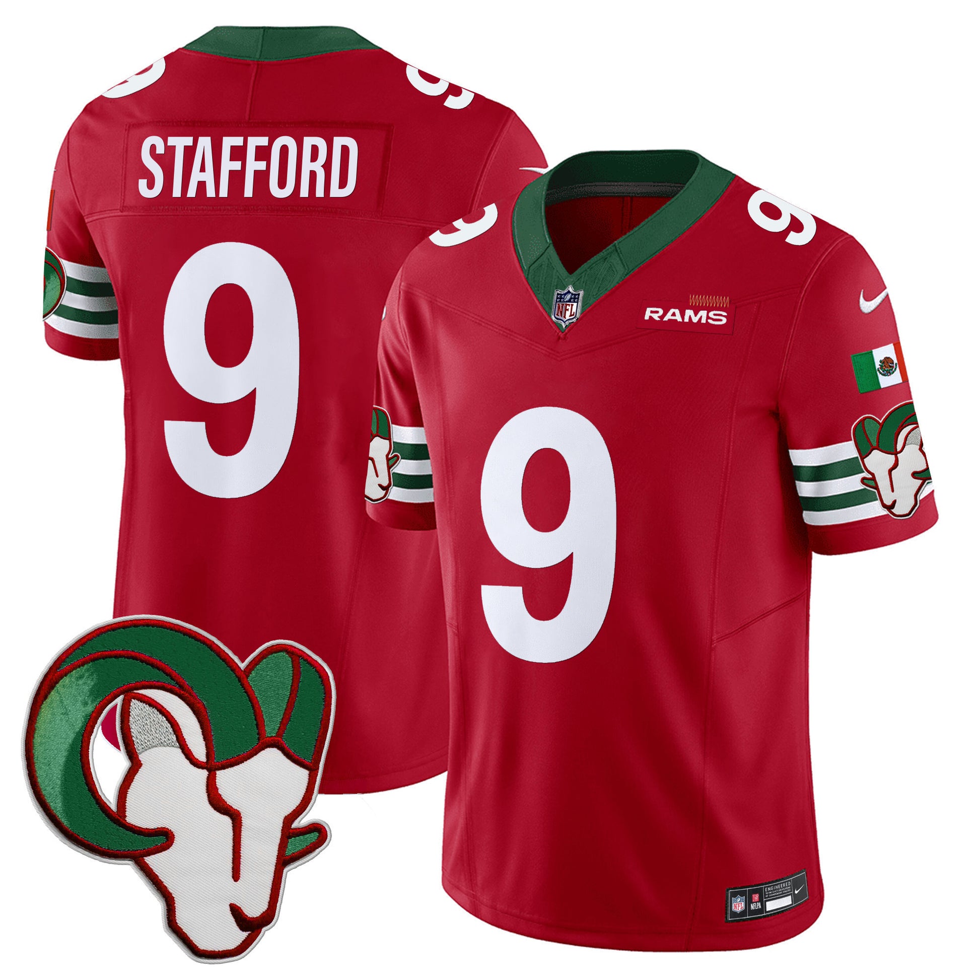 Men's Rams Mexico Vapor Limited Jersey - All Stitched