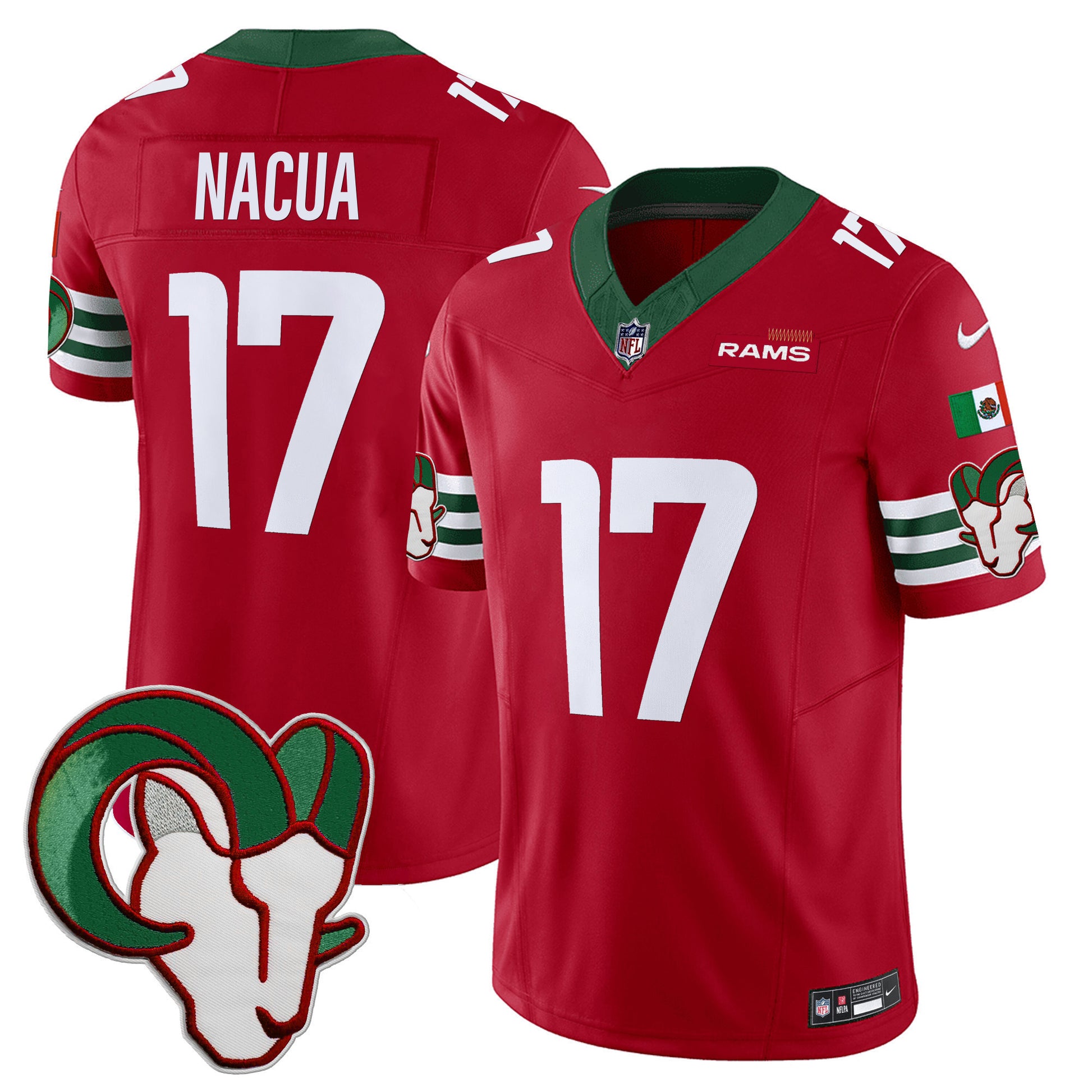 Men's Rams Mexico Vapor Limited Jersey - All Stitched