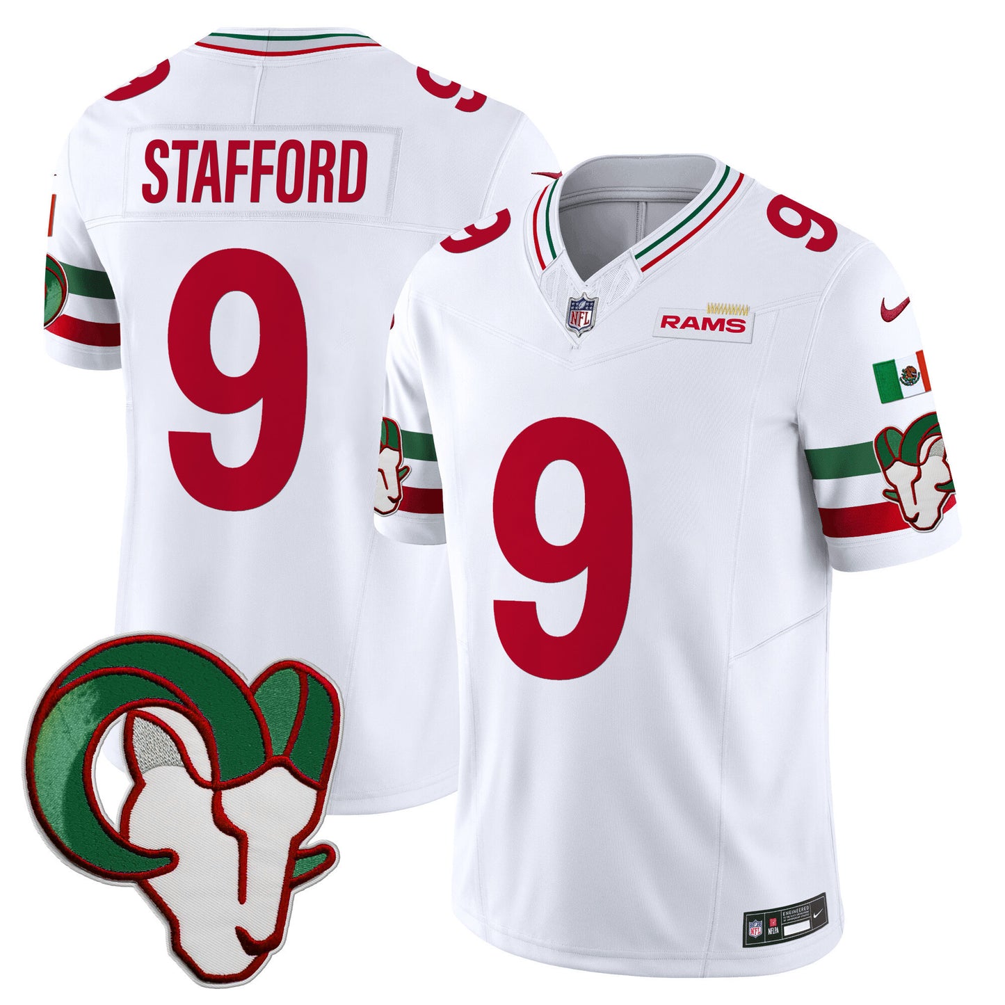 Men's Rams Mexico Vapor Limited Jersey - All Stitched