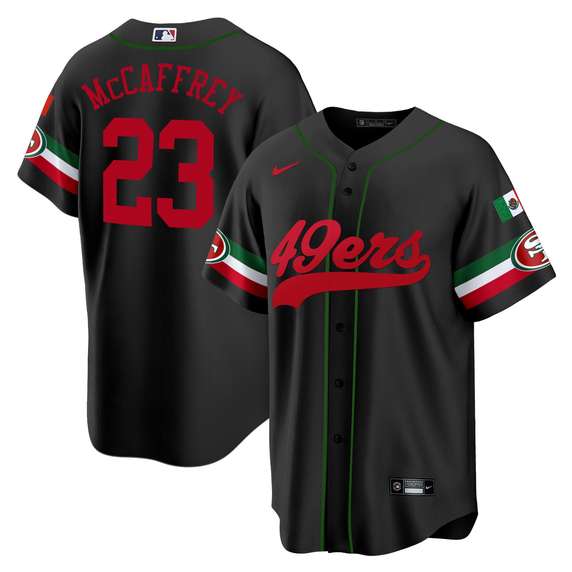 Men's 49ers Mexico Baseball Jersey - All Stitched