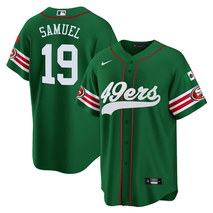 Men's 49ers Mexico Baseball Jersey - All Stitched