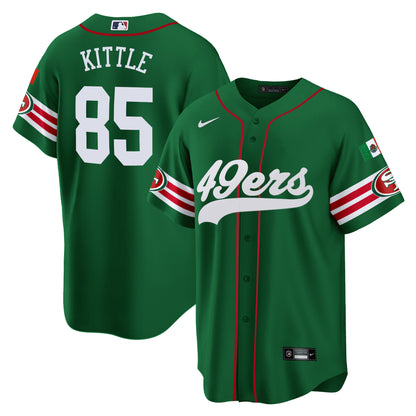 Men's 49ers Mexico Baseball Jersey - All Stitched
