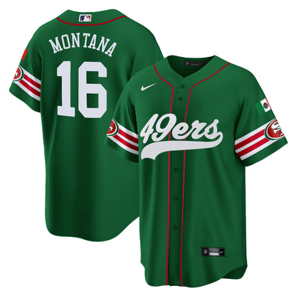 Men's 49ers Mexico Baseball Jersey - All Stitched