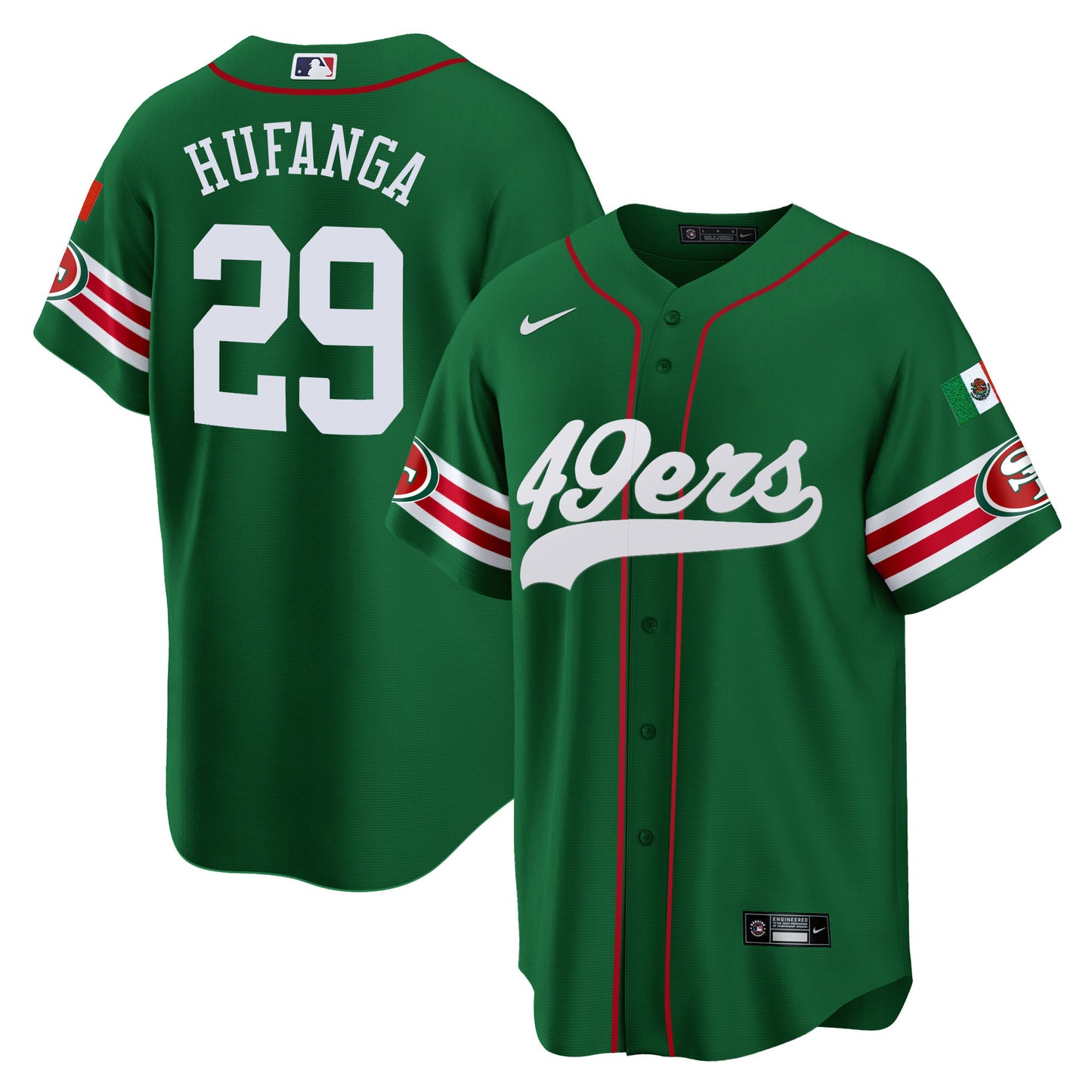 Men's 49ers Mexico Baseball Jersey - All Stitched