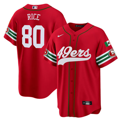 Men's 49ers Mexico Baseball Jersey - All Stitched