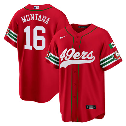 Men's 49ers Mexico Baseball Jersey - All Stitched
