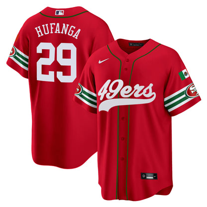 Men's 49ers Mexico Baseball Jersey - All Stitched