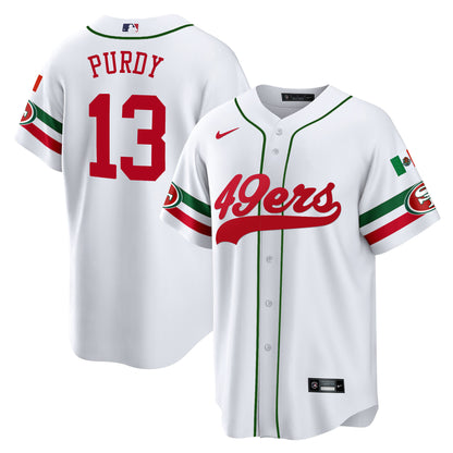 Men's 49ers Mexico Baseball Jersey - All Stitched