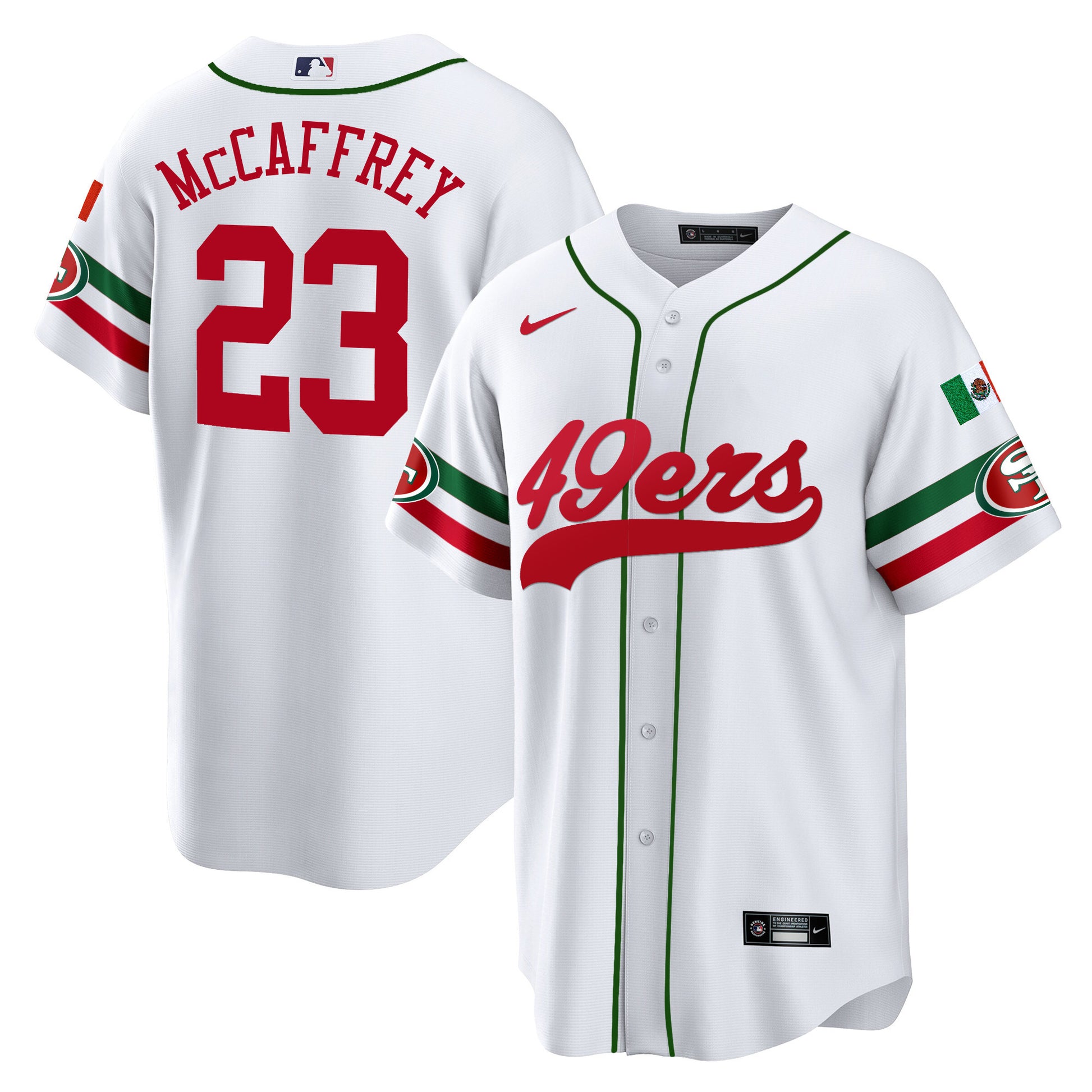 Men's 49ers Mexico Baseball Jersey - All Stitched