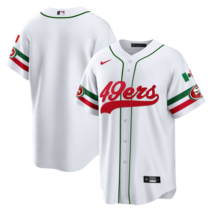 Men's 49ers Mexico Baseball Jersey - All Stitched