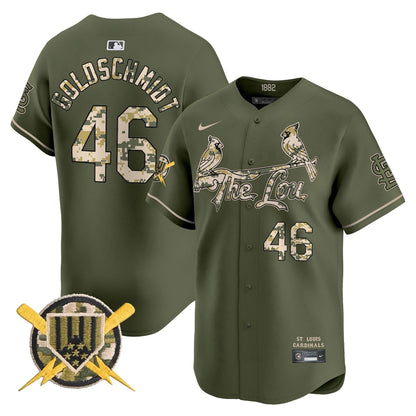 Men's St. Louis Cardinals Armed Forces Day Vapor Premier Limited Jersey - All Stitched