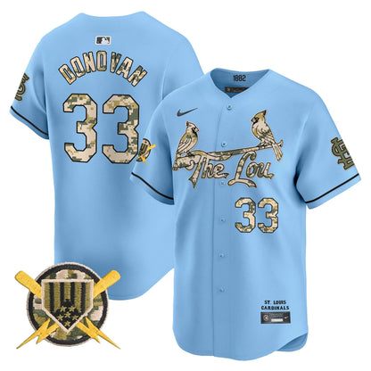 Men's St. Louis Cardinals Armed Forces Day Vapor Premier Limited Jersey - All Stitched