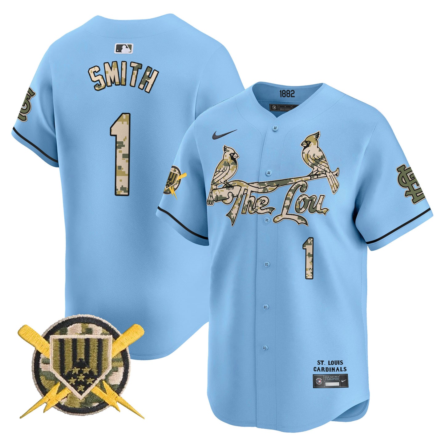 Men's St. Louis Cardinals Armed Forces Day Vapor Premier Limited Jersey - All Stitched