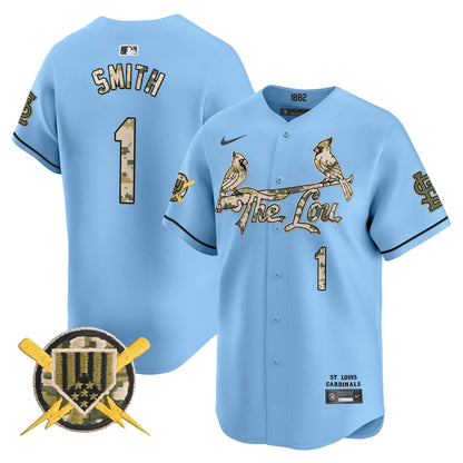 Men's St. Louis Cardinals Armed Forces Day Vapor Premier Limited Jersey - All Stitched