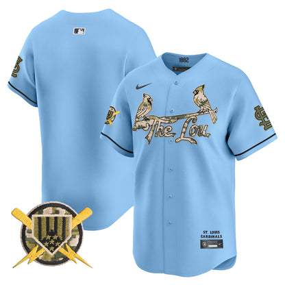 Men's St. Louis Cardinals Armed Forces Day Vapor Premier Limited Jersey - All Stitched
