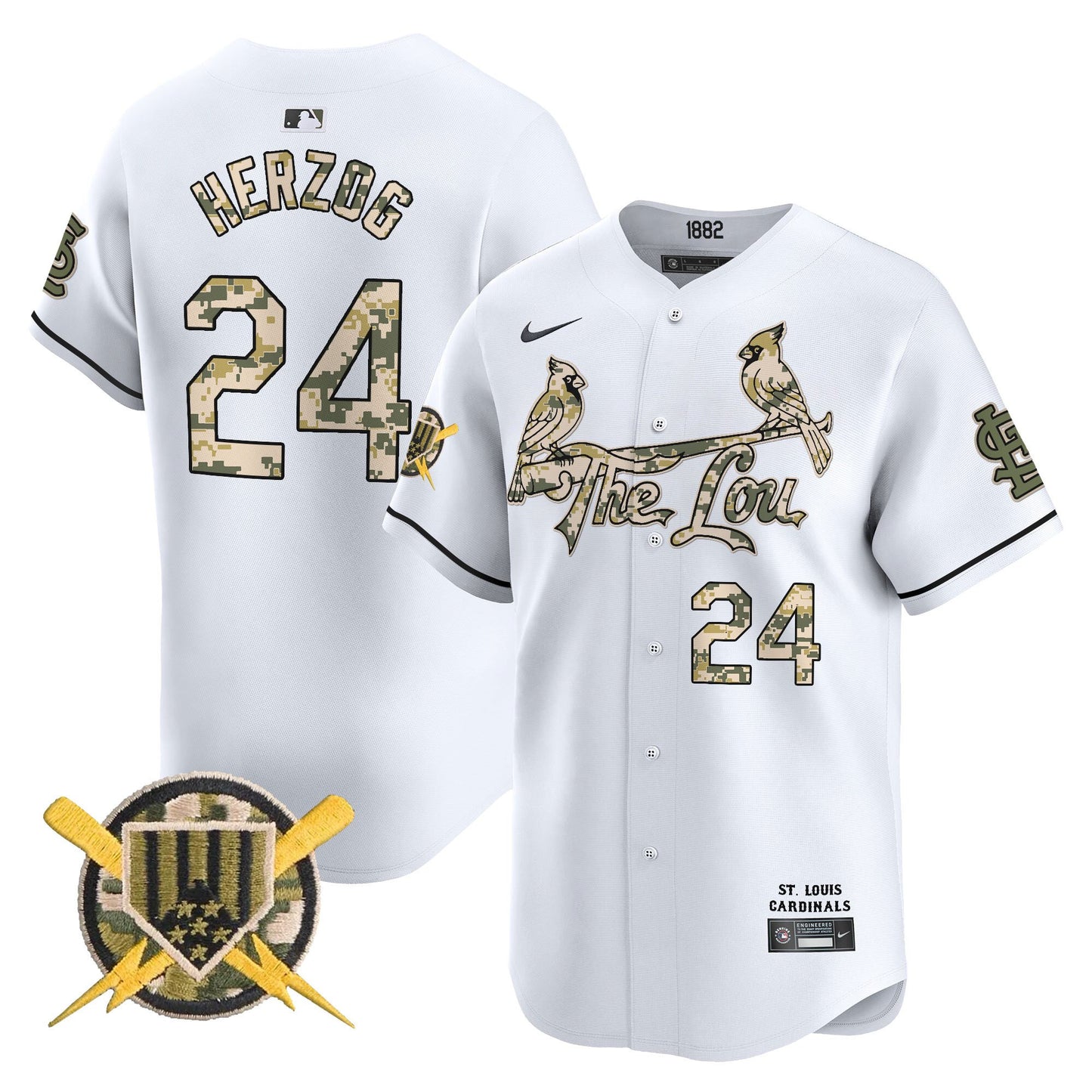 Men's St. Louis Cardinals Armed Forces Day Vapor Premier Limited Jersey - All Stitched
