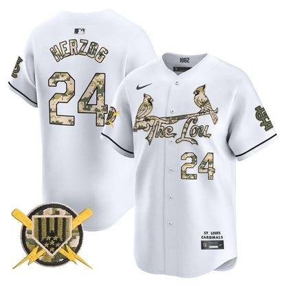 Men's St. Louis Cardinals Armed Forces Day Vapor Premier Limited Jersey - All Stitched