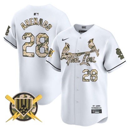 Men's St. Louis Cardinals Armed Forces Day Vapor Premier Limited Jersey - All Stitched