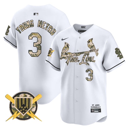 Men's St. Louis Cardinals Armed Forces Day Vapor Premier Limited Jersey - All Stitched