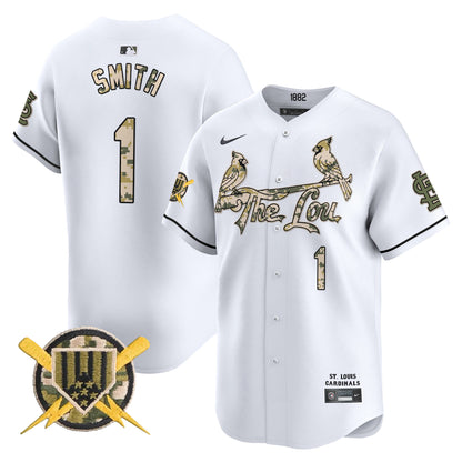 Men's St. Louis Cardinals Armed Forces Day Vapor Premier Limited Jersey - All Stitched