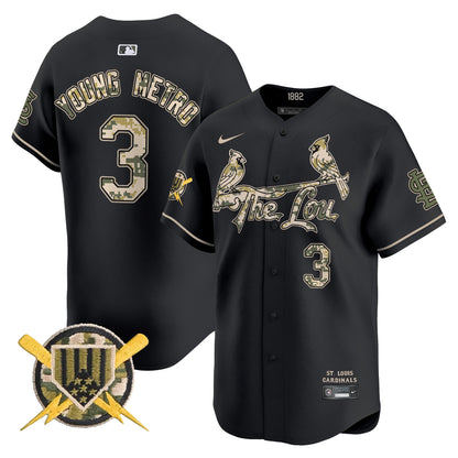 Men's St. Louis Cardinals Armed Forces Day Vapor Premier Limited Jersey - All Stitched