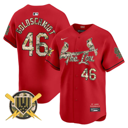 Men's St. Louis Cardinals Armed Forces Day Vapor Premier Limited Jersey - All Stitched