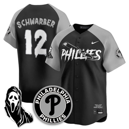 Philadelphia Phillies "Scream Ghostface" Jersey - Stitched