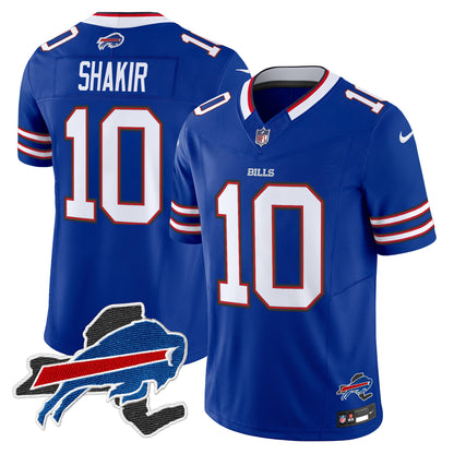 Men's Bills New York Patch Vapor Limited Jersey - All Stitched