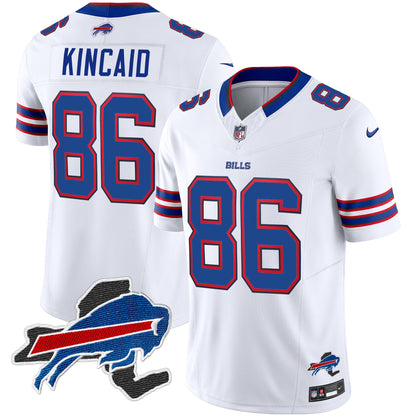 Men's Bills New York Patch Vapor Limited Jersey - All Stitched