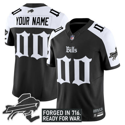 Buffalo Bills 'Gothic Cold Front Edition' Vapor Limited Custom Jersey - All Stitched