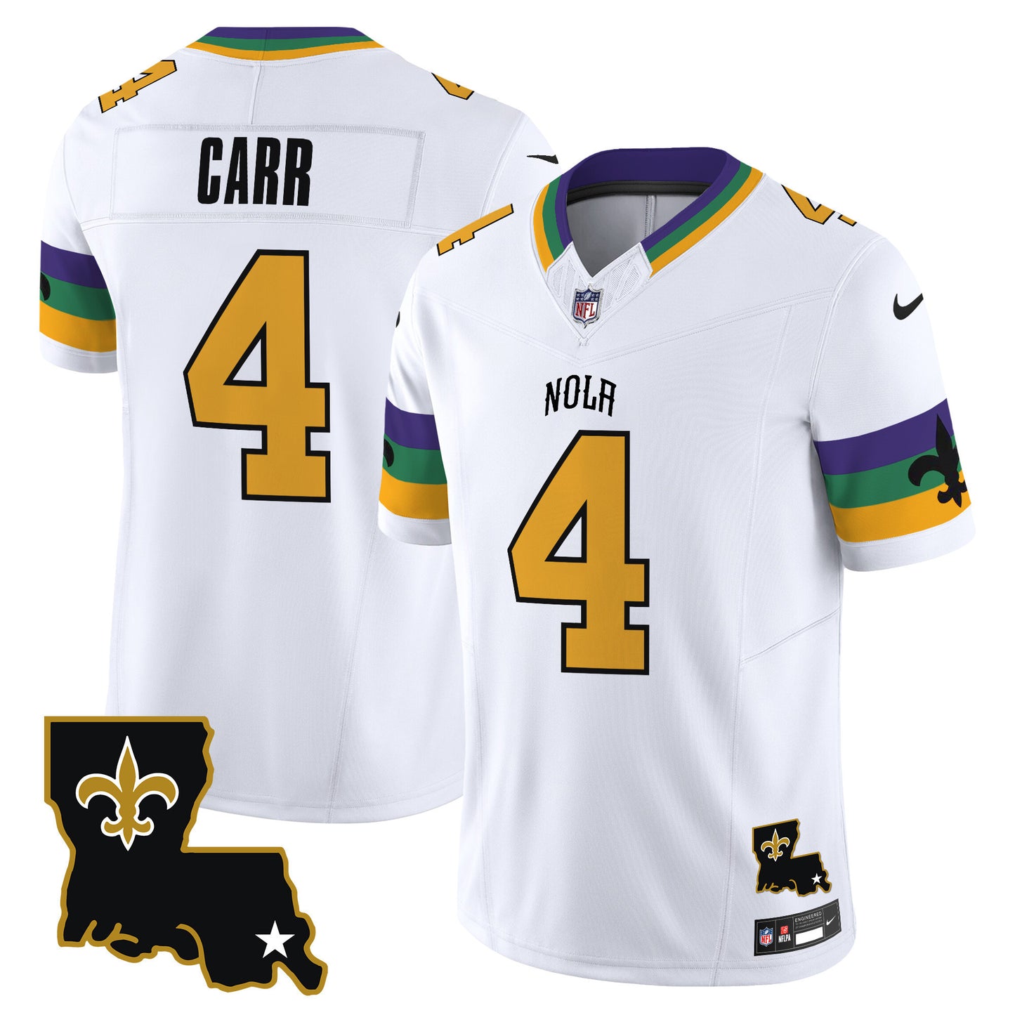 Men's Saints 2025 New Orleans City Vapor Limited Jersey - All Stitched